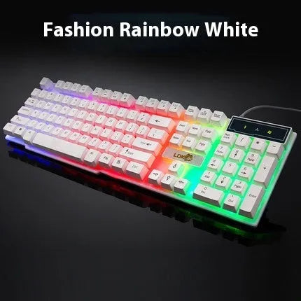 Glowing gaming keyboard USB cable with LED lighting in 1.8 metre length