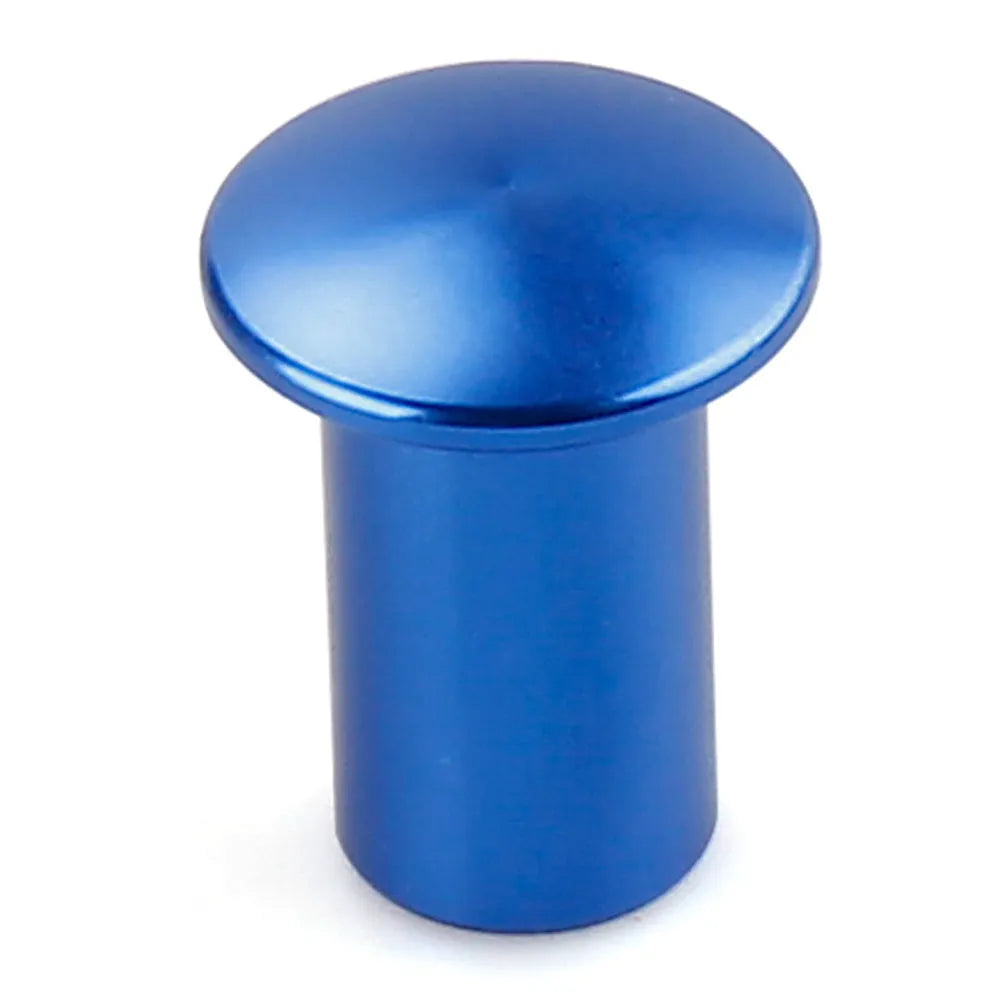 Aluminum alloy drift handbrake cap for car modification in gold, silver, black, blue, and red colour options.