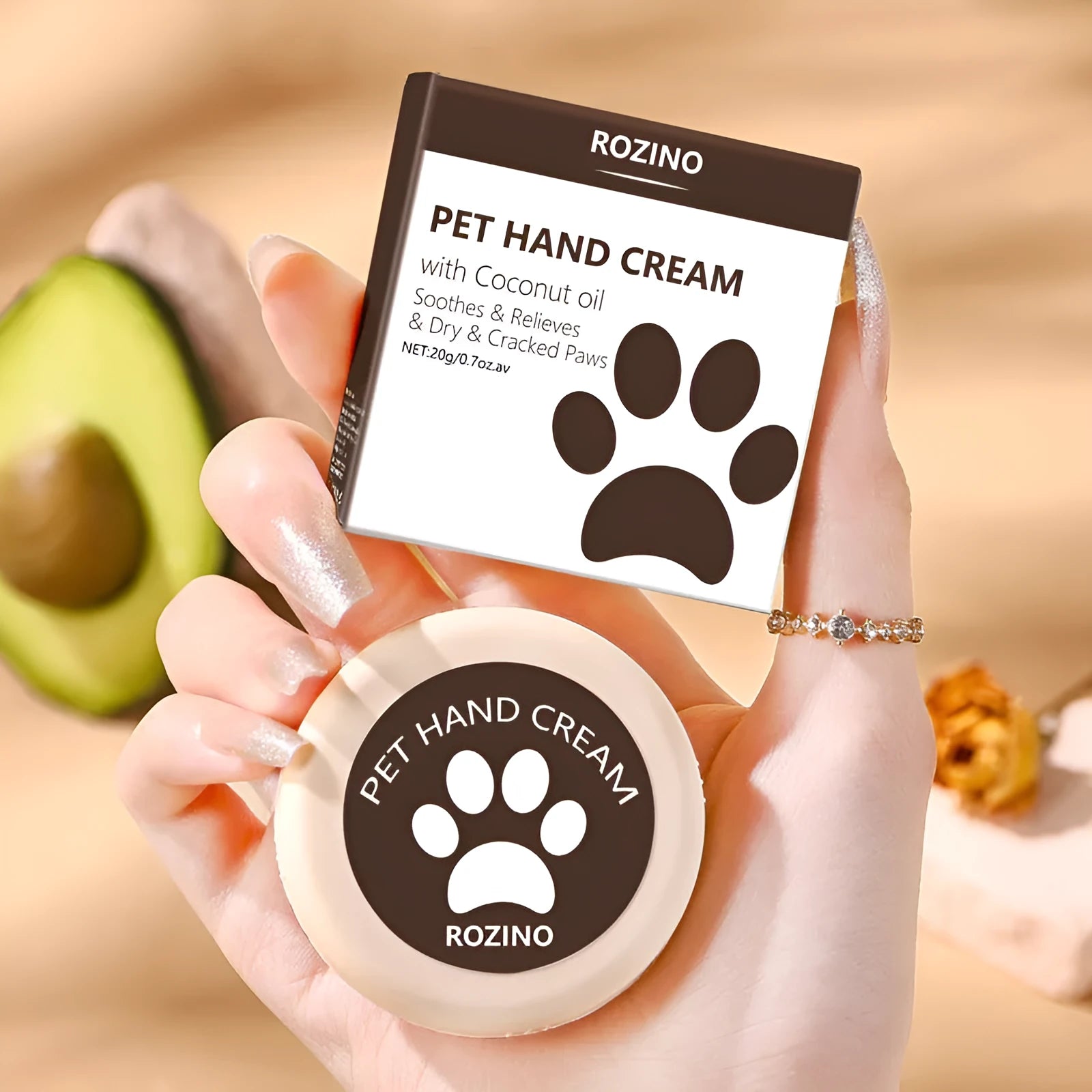 20g pet hand cream bottle for dog and cat moisturising care with glycerin formula