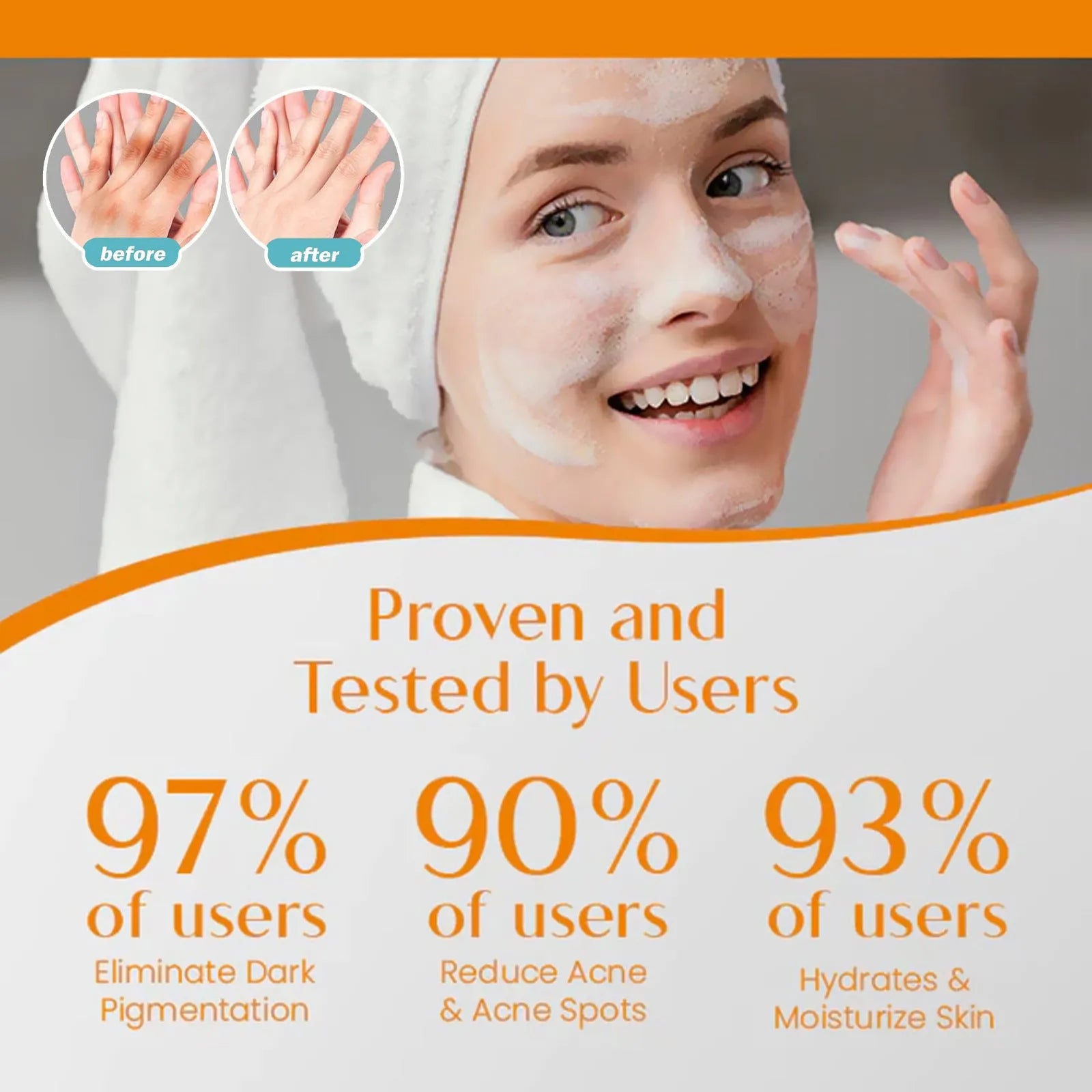 100g whitening soap bar with kojic acid and vitamin C for body care skincare