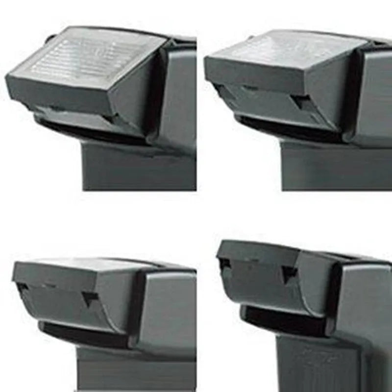 Compact black camera flash unit with tilt head showing GN20 specification and 5600K colour temperature label