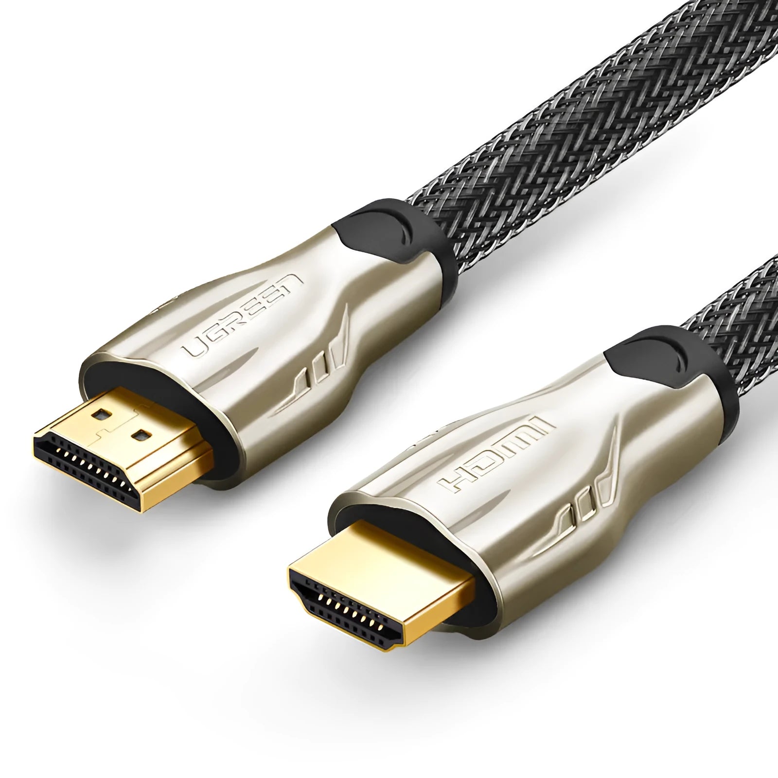 Black 5-metre HDMI cable with gold-plated connectors for 4K PS3 and Xbox