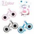 Pair of clear and black mini joysticks for mobile phone gaming touch screen control