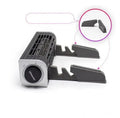 Black aluminium notebook cooling pad with dual fans, shown at 294mm width.
