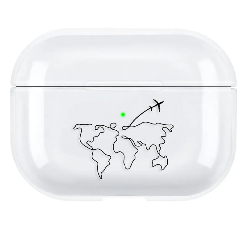 PC protective case shell for AirPods Pro 3 in solid colour back cover design