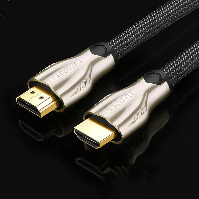 Black 5-metre HDMI cable with gold-plated connectors for 4K PS3 and Xbox