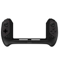 Black Bluetooth wireless gamepad for Nintendo Switch with ergonomic grip and USB Type-C connector.