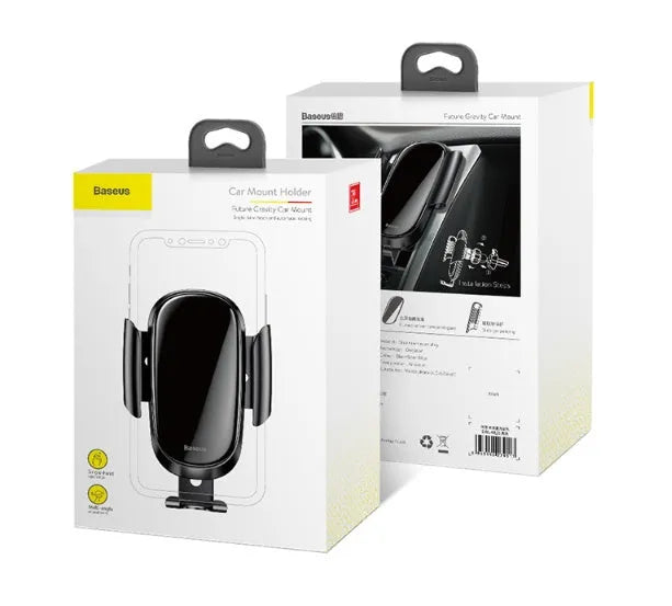 Universal smart car phone mount bracket in black, blue, or silvery colours with adjustable clamp