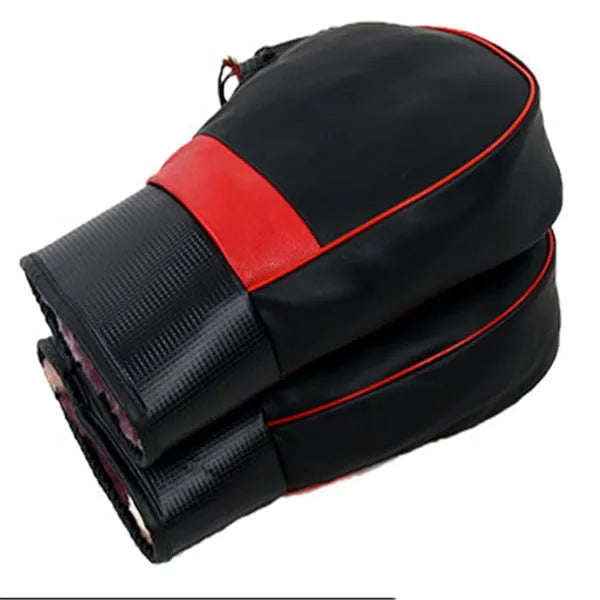 Black one size motorcycle handlebar for motorbike and scooter replacement or upgrade