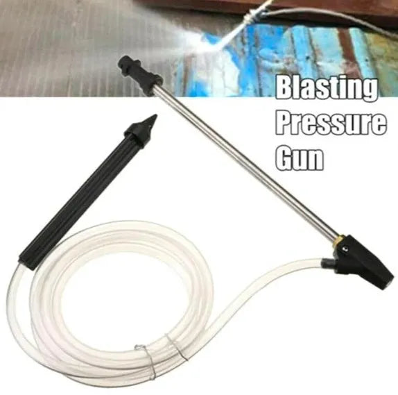 Ceramic derusting nozzle with stainless steel handle for Karcher K series sand blasting.