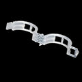 50 plastic garden grafting clips for tomato flowers and plant twigs with smooth injection-moulded surfaces