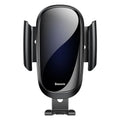 Universal smart car phone mount bracket in black, blue, or silvery colours with adjustable clamp