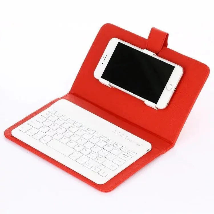 Bluetooth wireless keyboard protective case for tablets and mobile phones with 7-inch keyboard in multiple colours