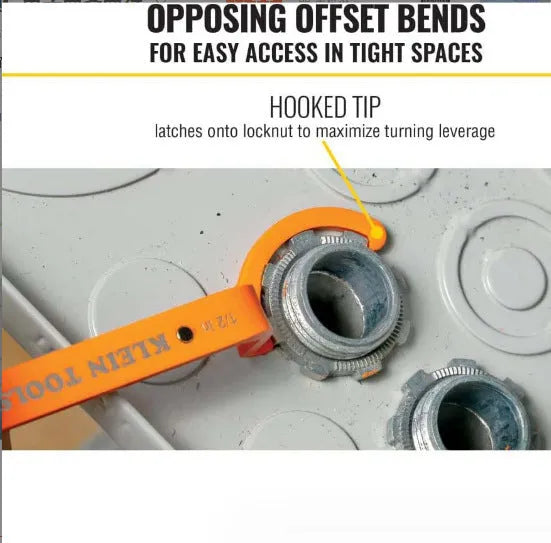 Crescent magnetic suction catheter locking wrench three-piece set showing orange, grey, and black wrenches.