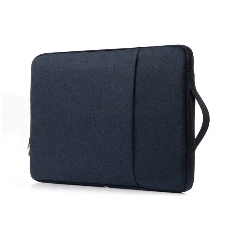 Canvas protective sleeve case for iPad Pro 12.9 inch tablet in grey colour.