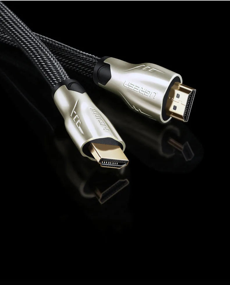 Black 5-metre HDMI cable with gold-plated connectors for 4K PS3 and Xbox
