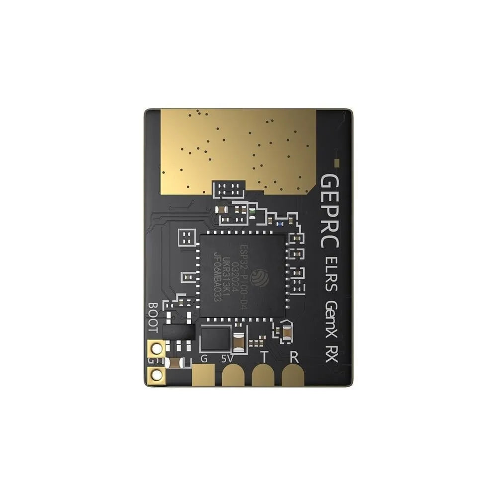 ELRS 915M/2.4G dual-frequency FPV receiver with T-shaped antennas and installation accessories