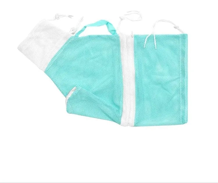 Upgraded fifth-generation cat grooming bag in grey and white colour with detachable lifting straps