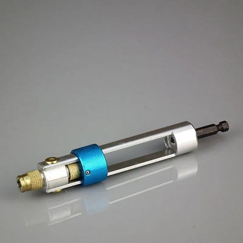 Half Time Drill adapter set with swivel head driver, Phillips bits, flathead bits, and countersink bits.
