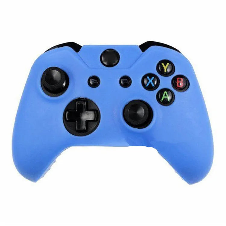 Transparent silicone protective case for an Xbox One controller in assorted colours.
