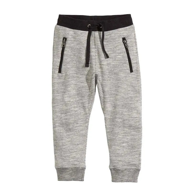 Boys cotton two-piece clothing set with long sleeves and letter pattern
