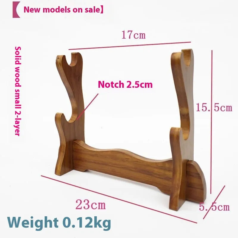 Chinese style solid wood wall bracket available in one, two, three, or four layer configurations.