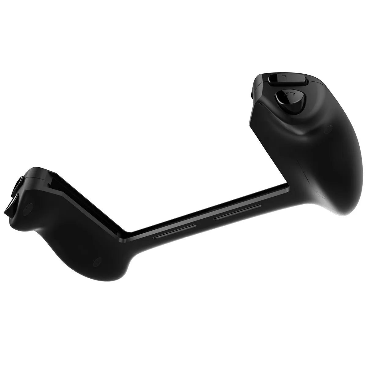 Black Bluetooth wireless gamepad for Nintendo Switch with ergonomic grip and USB Type-C connector.