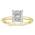 Simple geometric 925 sterling silver women's ring in a choice of gold, rose gold, or silver finish.