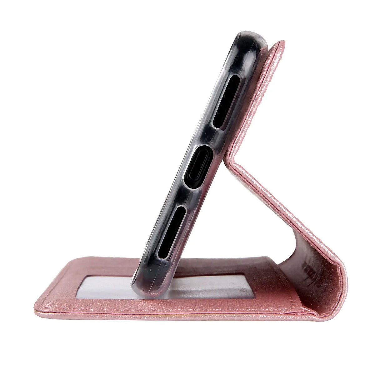 PU leather flip phone case with card holder slot for Apple iPhone