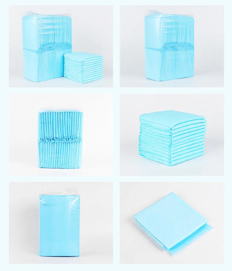 Teddy thickened pet diaper pad made from PE and non woven fabric, available in sizes XS to XL