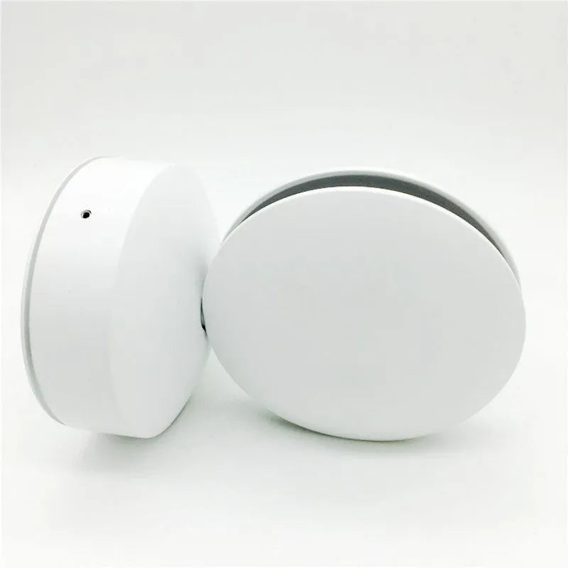 Modern aluminium spotlight bar wall lamp with glass lens and coloured LED illumination