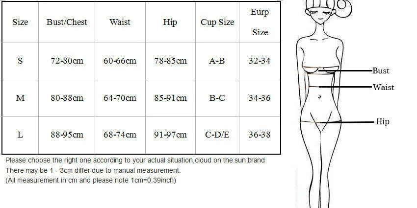 Black women's bikini set with metal rings on the straps and a backless design