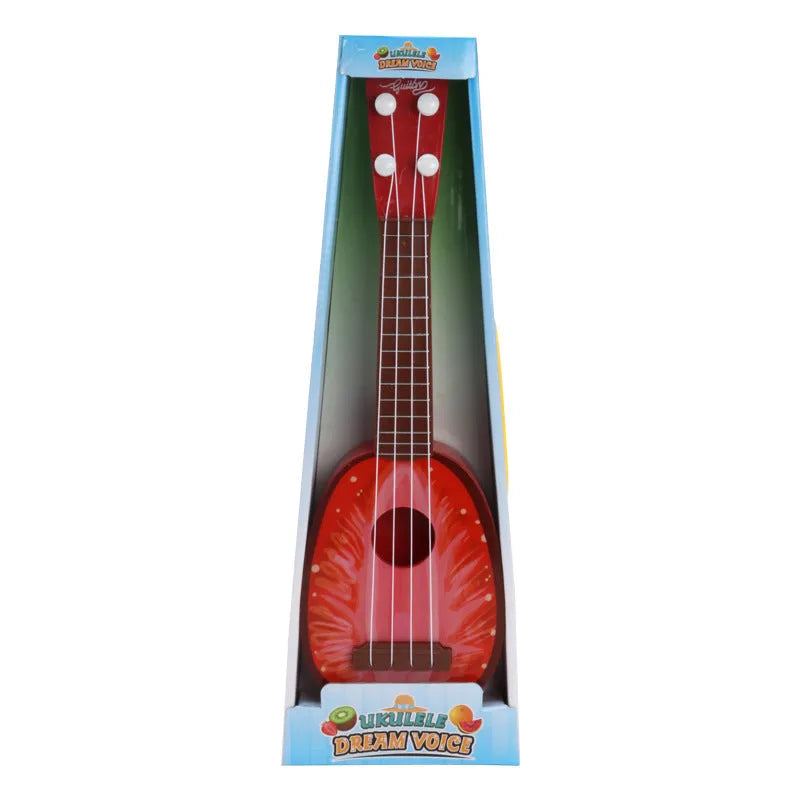 38cm simulation ukulele toy for children in safety plastic with multiple retro style options