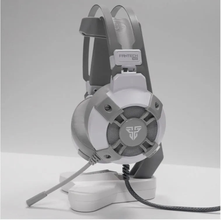 Black FANTECH HG11 gaming headset with microphone and RGB lighting
