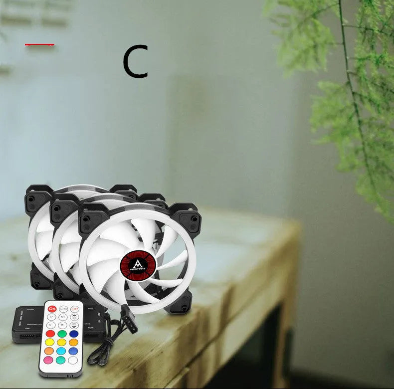 12cm camouflage pattern RGB colour changing PC case cooling fan