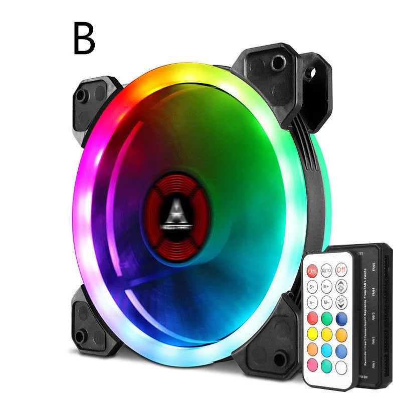 12cm camouflage pattern RGB colour changing PC case cooling fan