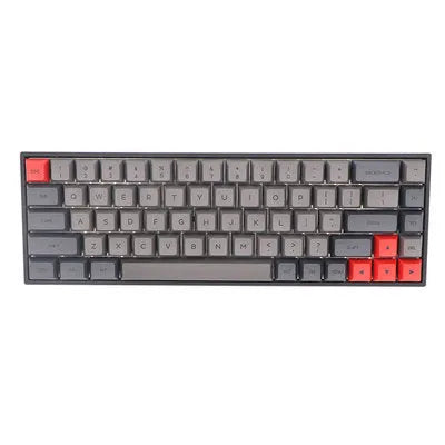 Set of PBT keycaps for 68-key mechanical keyboard in nine colour options including blue powder and pink white