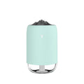 Magic Flame columnar ultrasonic humidifier and essential oil diffuser in white, light blue, or pink