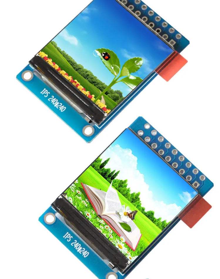 1.3-inch square 240x240 IPS LCD colour display module with 18-pin connector