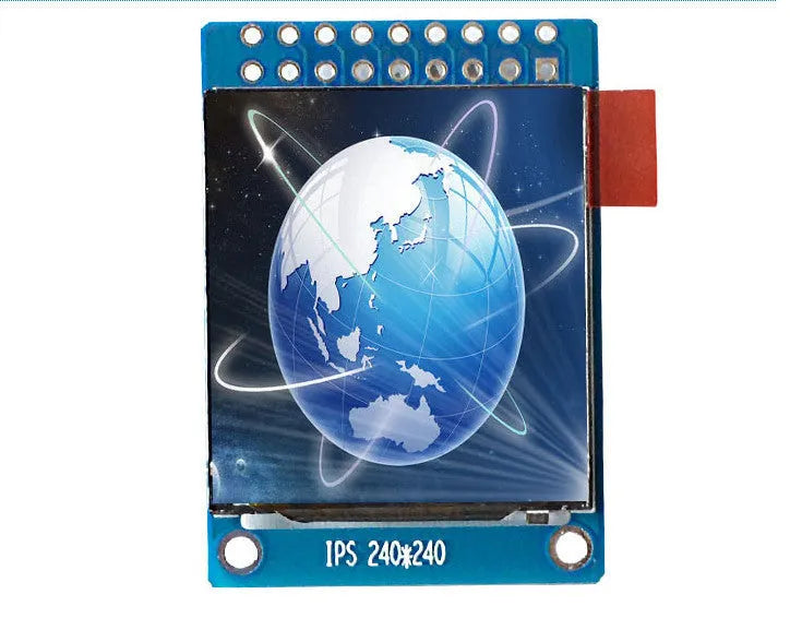 1.3-inch square 240x240 IPS LCD colour display module with 18-pin connector