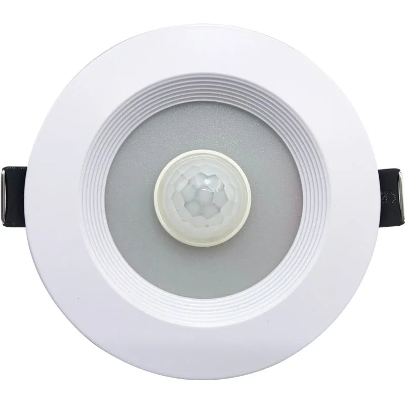 Infrared body sensing LED down light with aluminum housing for ceiling mounting