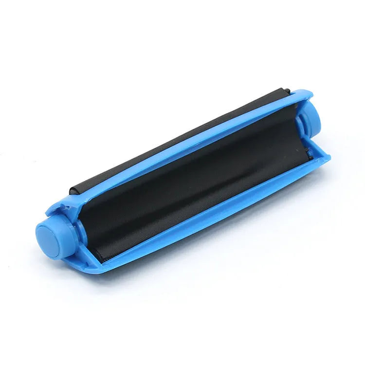 Manual plastic cigarette maker in six colours: black, white, blue, purple, yellow, green.