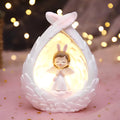 Angel wings star light in synthetic resin, Angel Wing Series, prayer or love style, bedside or decorative use