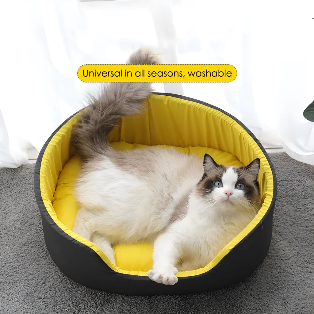 Washable cloth pet kennel in black or green available in three sizes for dogs and cats