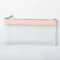 Large capacity TPU pencil case for junior high and high school students, 33.4g, in Beige, Blue, Green, or Pink