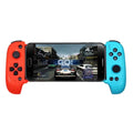 Wireless Bluetooth mobile phone game controller with telescopic extended handle in black colour
