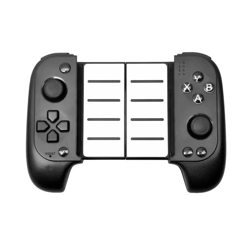 Wireless Bluetooth mobile phone game controller with telescopic extended handle in black colour