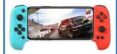 Wireless Bluetooth mobile phone game controller with telescopic extended handle in black colour