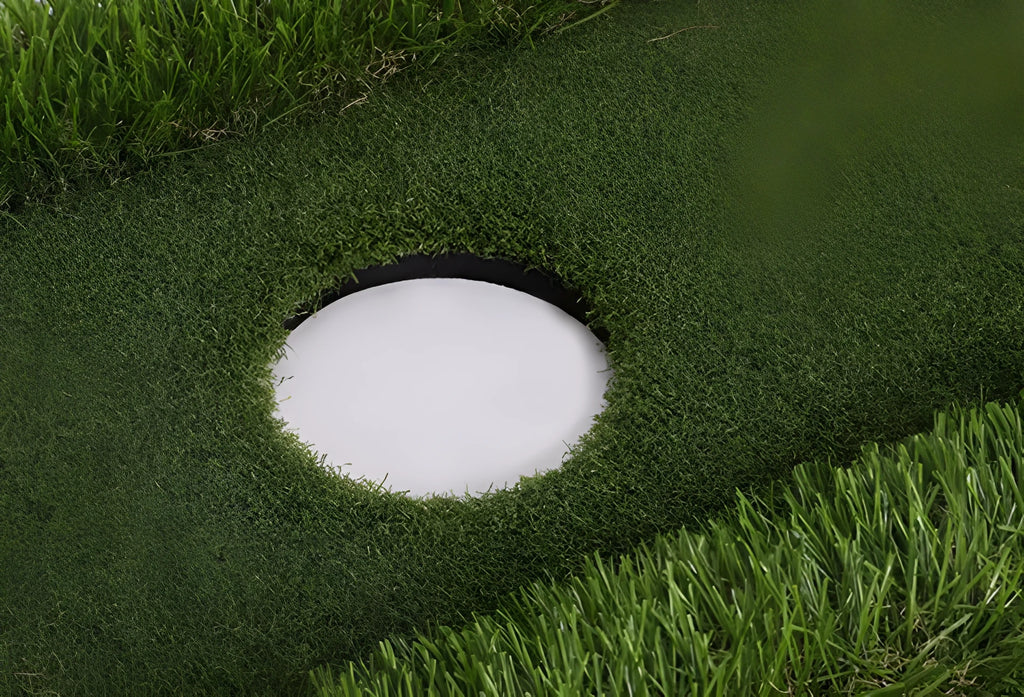 Green golf training mat made of PP grass and EVA in custom sizes for indoor practice