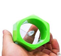 Yellow and green food-grade ABS plastic spiral vegetable cutter for slicing cucumbers